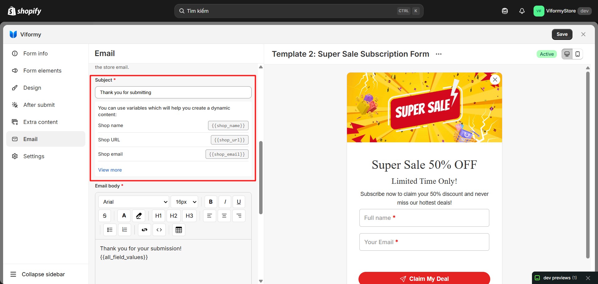 cunstomer email 6