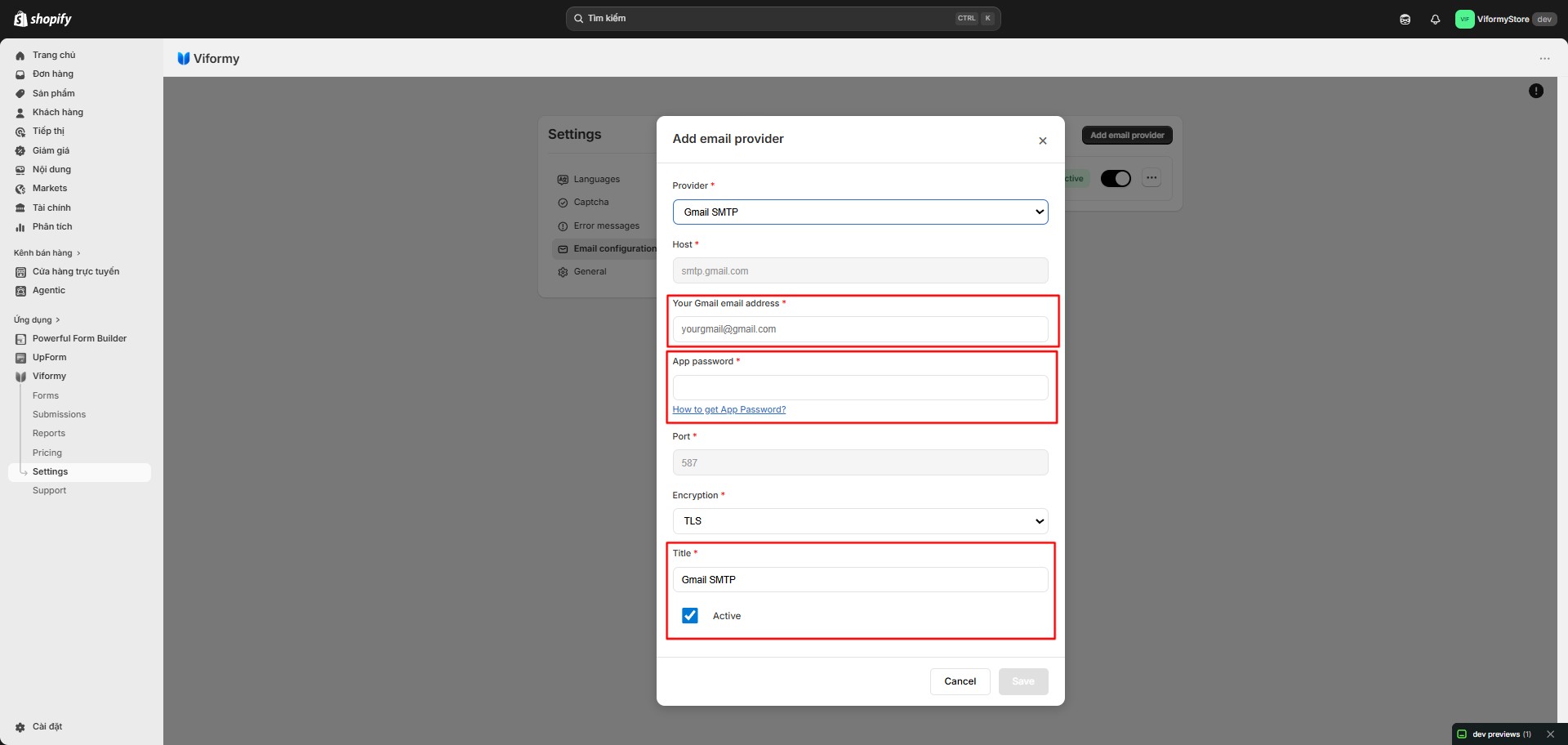 smtp setup 4